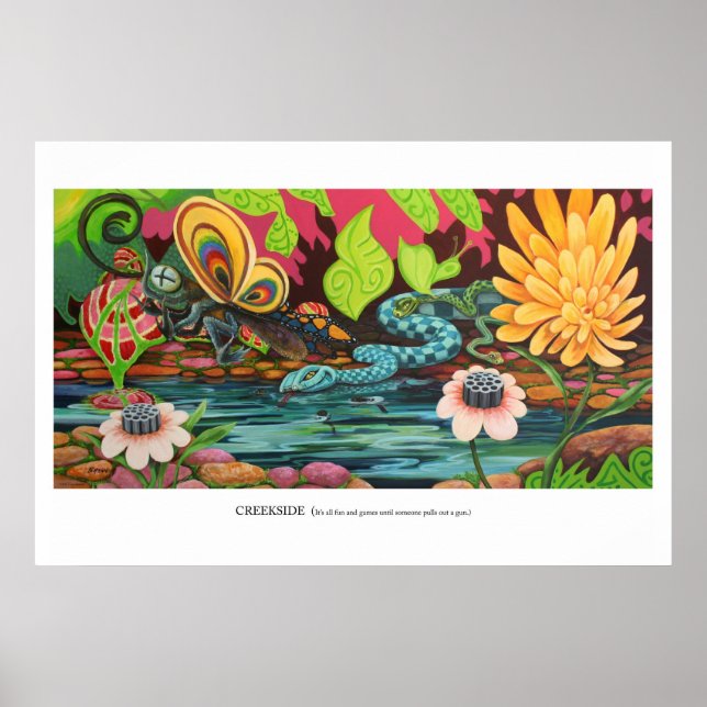 Poster Creekside (Devant)