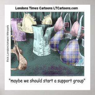 Poster Créer un groupe de soutien Rick London Drôle