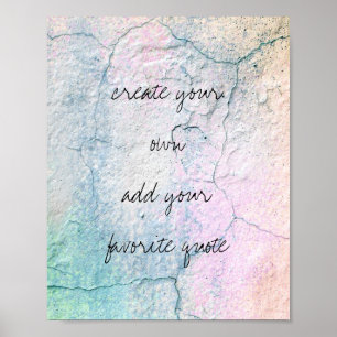 poster créer votre propre devis fêlé stucco design