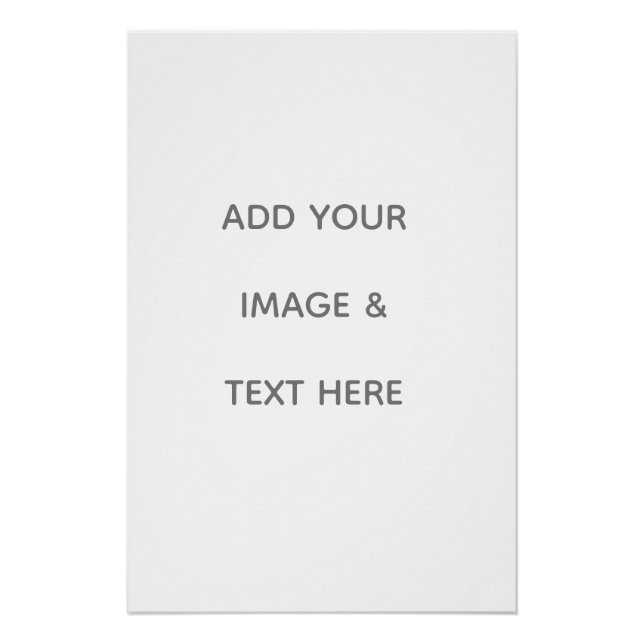 Poster Créez votre propre blanc  (Devant)