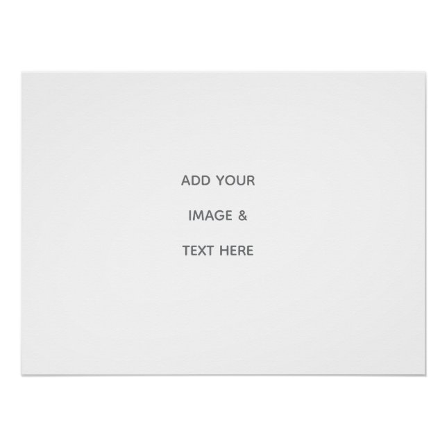 Poster Créez votre propre blanc  (Devant)