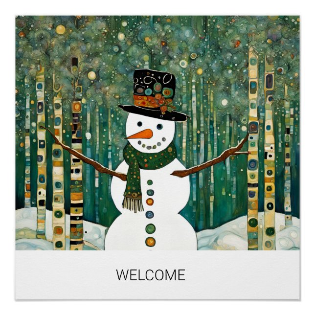 Poster Créez votre propre devis de Noël d'hiver (Devant)