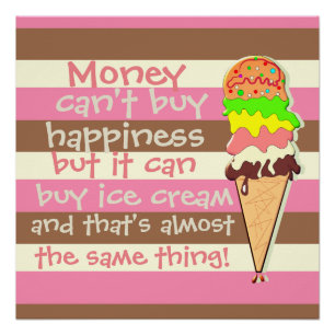 Poster Créez votre propre - Grandes rayures napolitaines