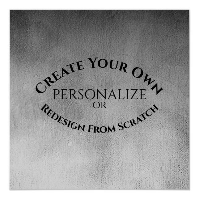 Poster Créez votre propre personnalisation (Devant)