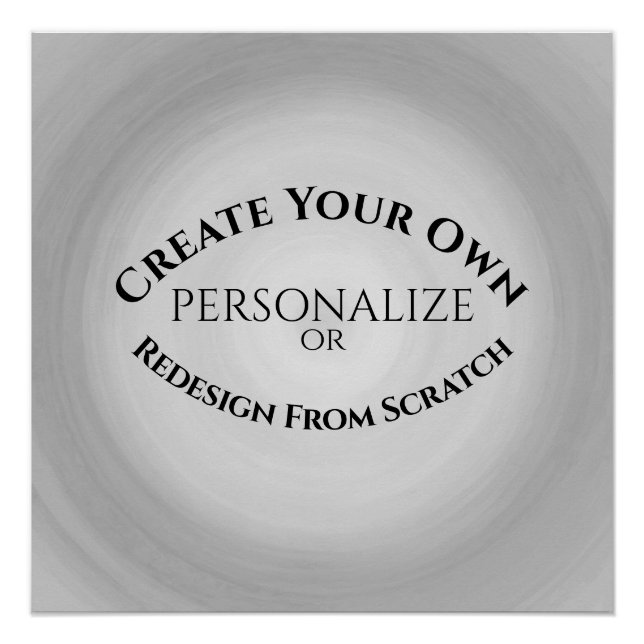 Poster Créez votre propre personnalisation (Devant)