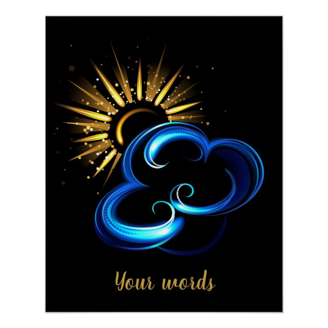 Poster Créez votre propre Soleil doré et votre propre Clo (Devant)