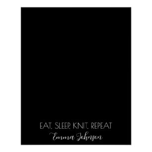 Poster Créez votre propre texte photo et votre nom