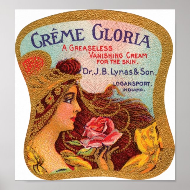Poster Creme Gloria (Devant)