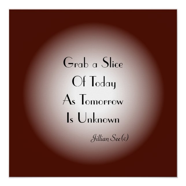 Poster Crème Tan avec Effet Lune> Citations (Devant)