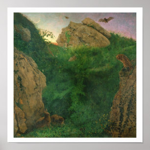 Poster Crépuscule (huile)