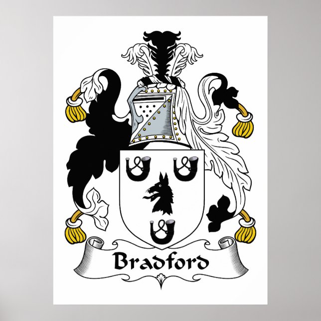 Poster Crest de Bradford (Devant)