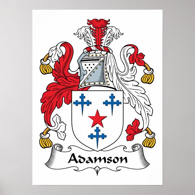 Poster Crest familial Adamson (Devant)
