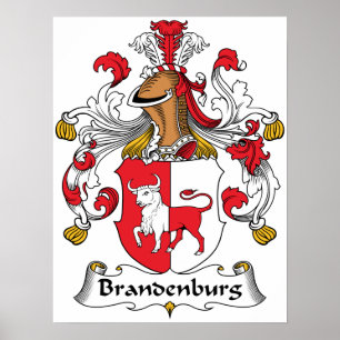 Poster Crête de famille de Brandebourg