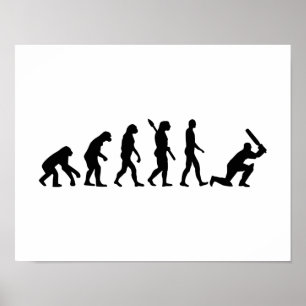 Poster Cricket de l'évolution
