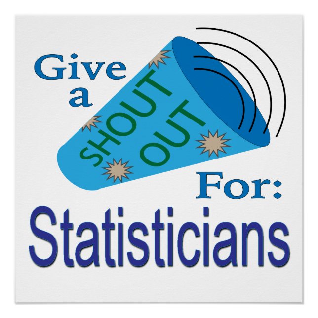 Poster Criez pour les statisticiens (Devant)