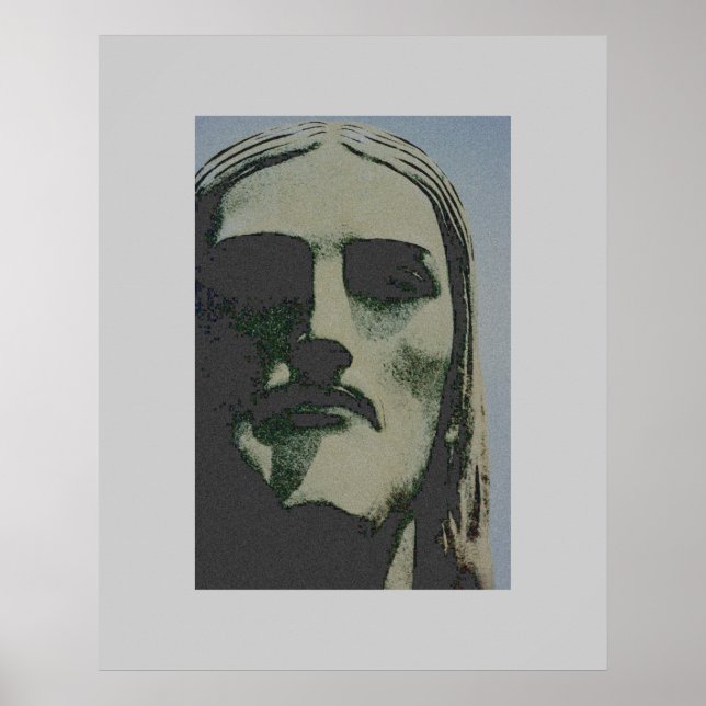 Poster Cristo Redentor face - RJ city (Devant)