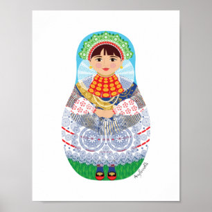 Poster croate, Slavonija Matryoshka