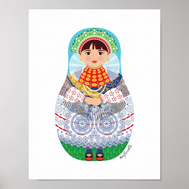Poster croate, Slavonija Matryoshka (Devant)