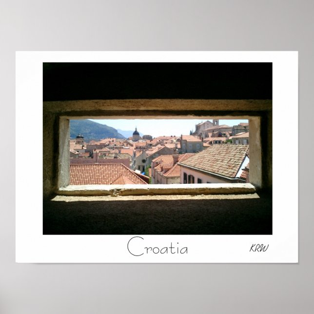 Poster Croatie (Devant)