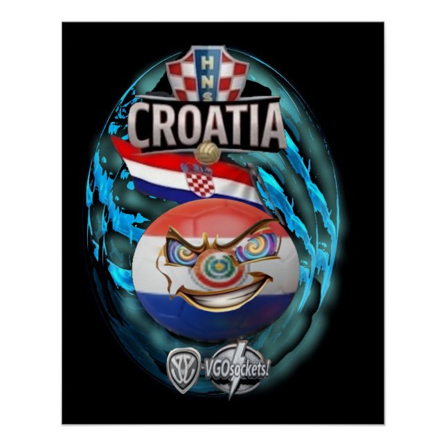 Poster Croatie-GBall (Devant)