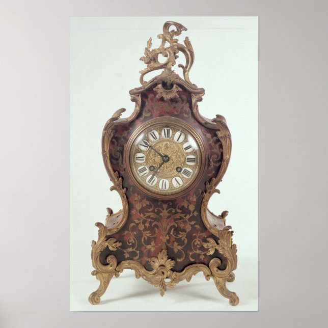 Poster Crochet de boulle horloge par A.Brocot Delettrez (Devant)
