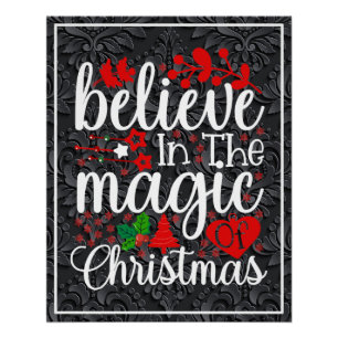 Poster Croire à la magie de Noël-84604