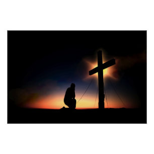 Poster Croix de crucifixion de Jésus-Christ
