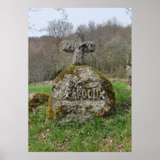 Poster Croix de pierre de Saint-Pardoux