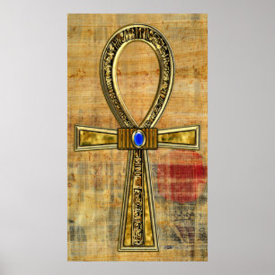 Poster Croix égyptienne d'Ankh