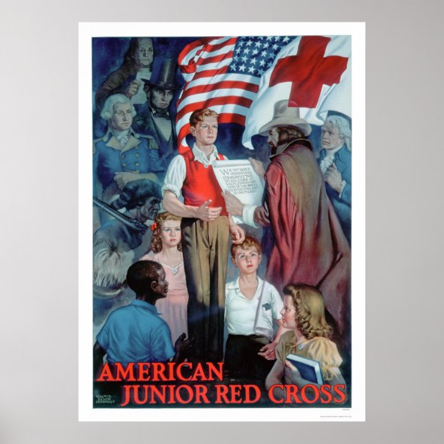 Poster Croix-Rouge junior américaine (US00335) (Devant)