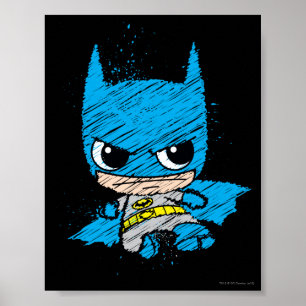 Poster Croquis Mini Batman