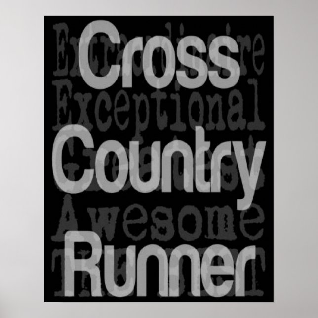 Poster Cross Country Runner Extraordinaire (Devant)