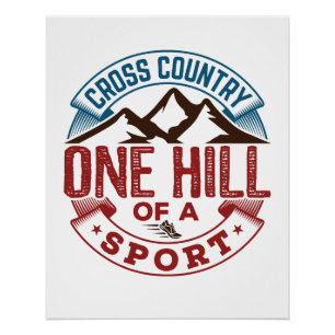 Poster Cross Country Une colline d'un sport