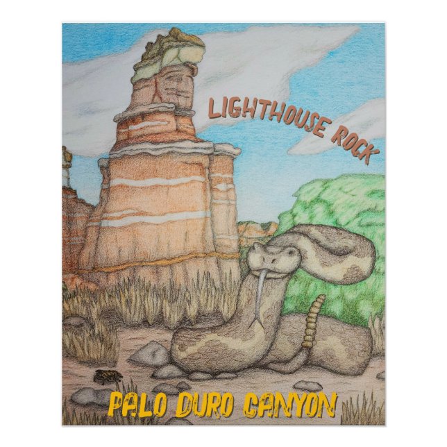 Poster Crotale de Lighthouse Rock (Devant)