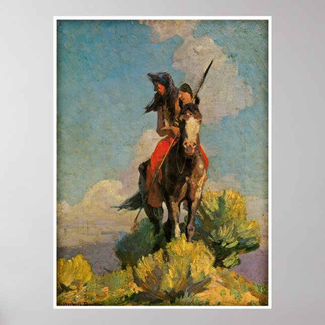 Poster Crow Outlier par William Herbert Dunton (Devant)