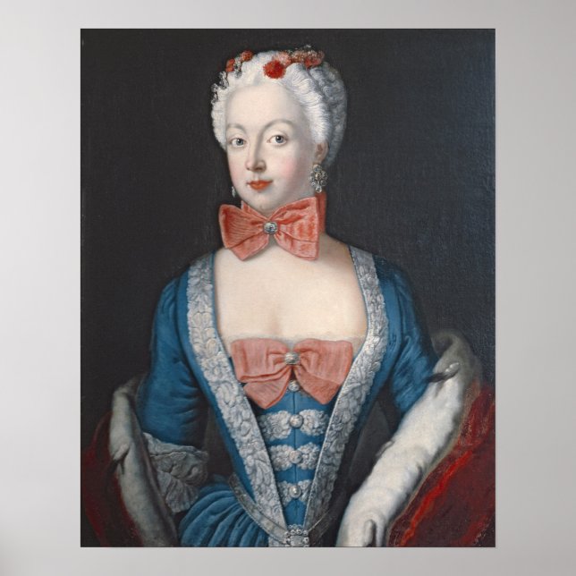 Poster Crown Princess Elisabeth Christine von Preussen (Devant)
