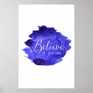 Poster Croyez que vous pouvez citation inspirée