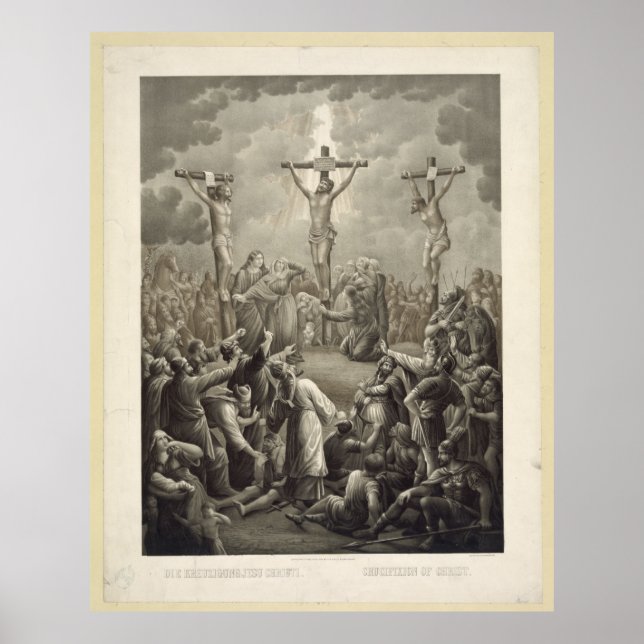 Poster Crucifixion de Christ die Kreuzigung Jesu Christi (Devant)