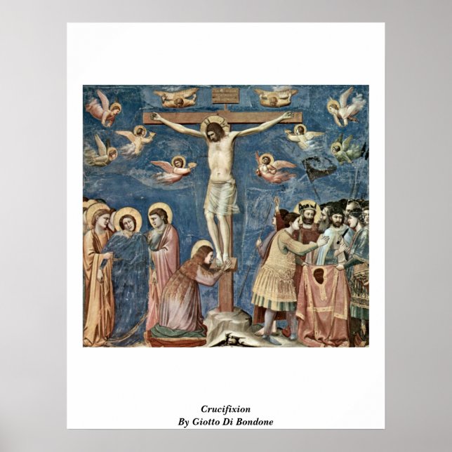 Poster Crucifixion De Giotto Di Bondone (Devant)