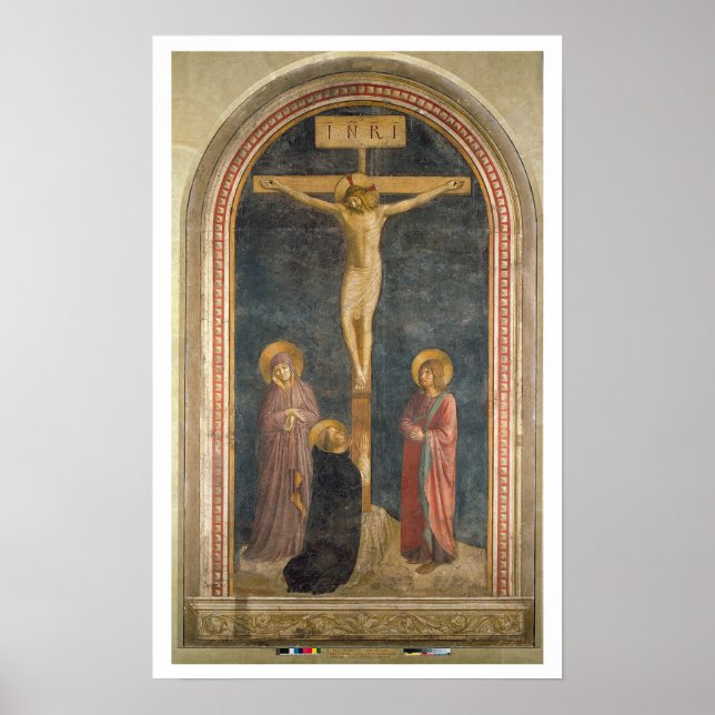 Poster Crucifixion with the Virgin, SS. John the Evangeli (Devant)
