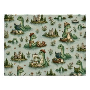 Poster Cryptides confortables Nessie Monstre du Loch Ness