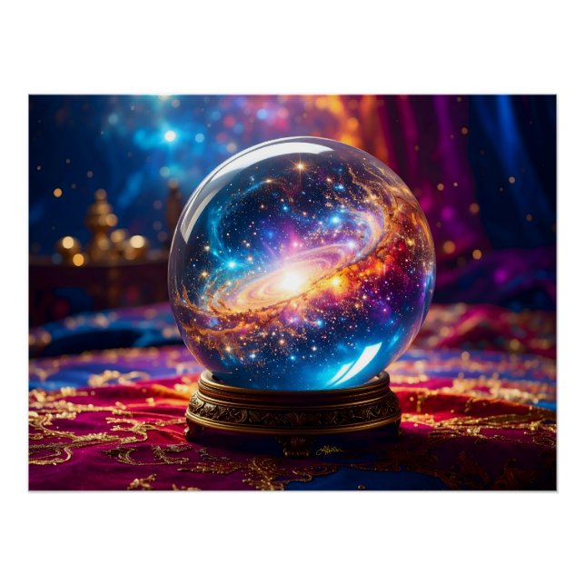 Poster Crystal Ball - Je Vois Un Événement Cosmique Dans  (Devant)