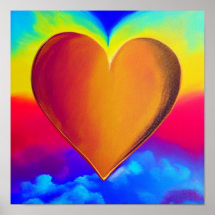 Poster Crystal Heart