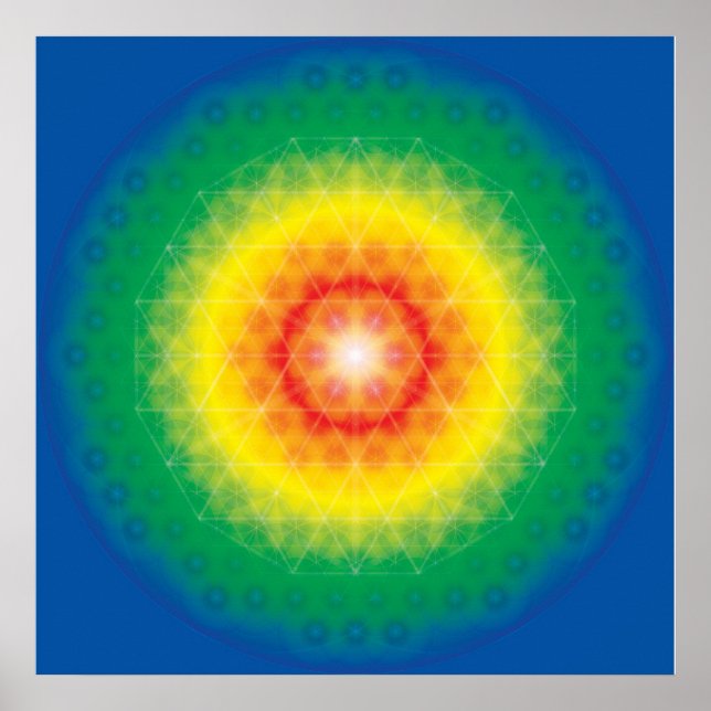 Poster Crystal Mandala (Devant)