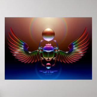 Poster Crystal Scarab par J. Matthew Root