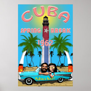 Poster Cuba Spring Break 1962