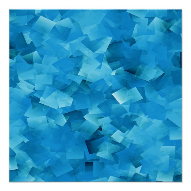 Poster Cubes de glace... (Devant)