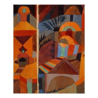 Cubisme Abstrait coloré Klee Temple Gardens