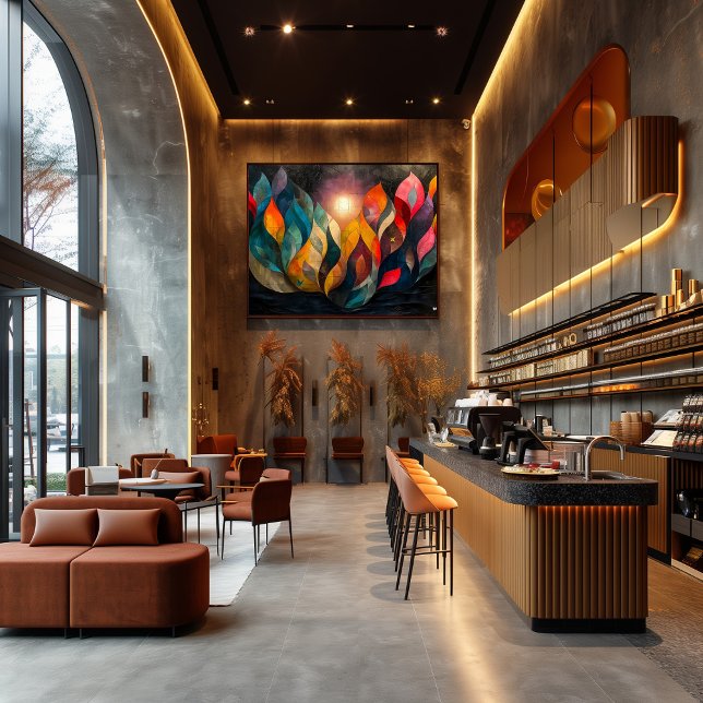 Poster Cubismo: Árbol en Llamas (Créateur téléchargé)