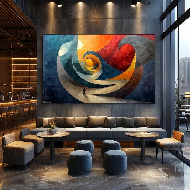 Poster Cubismo: Mar de Hormigón (Créateur téléchargé)